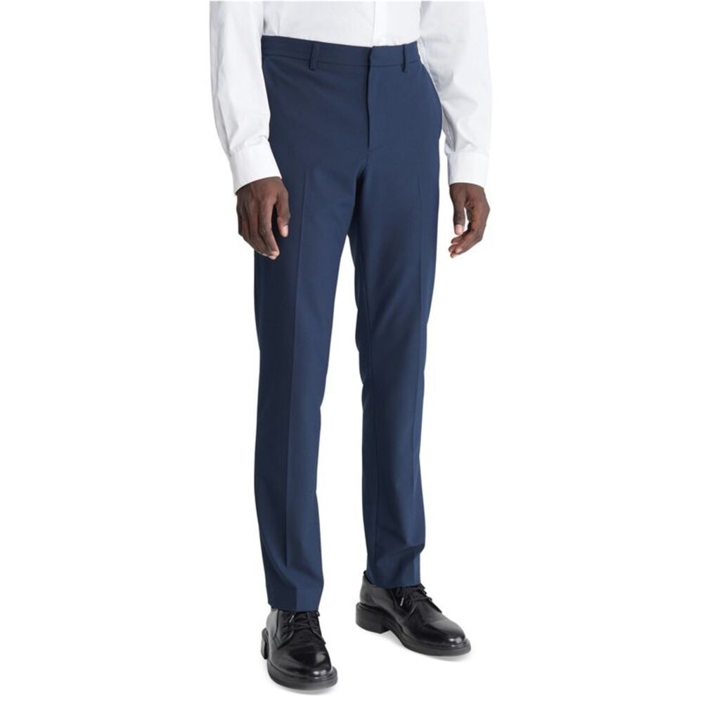 Calvin Klein Mens Elevated 4-Way Stretch Straight Leg Slim Slacks Dress Pants...